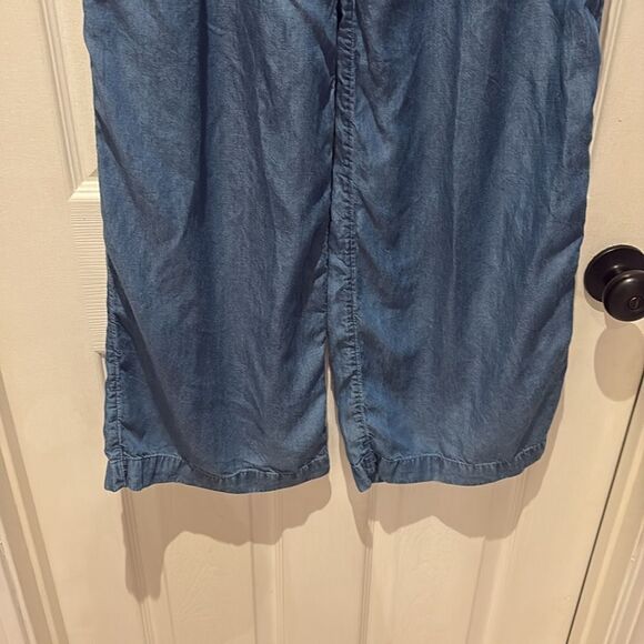 Ann Taylor 100% Lyocell wide leg pleated trousers SZ 00 - Picture 4 of 12